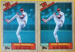 Todd Worrell #7 Baseball Cards 1987 Topps Tiffany Prices