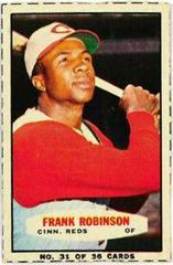 Frank Robinson [Hand Cut Batting] Baseball Cards 1963 Bazooka Prices