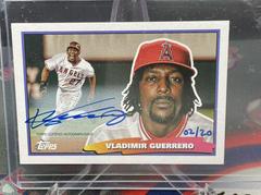Vladimir Guerrero [Autograph] #88BM-7 Baseball Cards 2022 Topps Archives 1988 Big Minis Prices