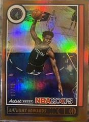 Anthony Edwards [Artist Proof Gold] Basketball Cards 2021 Panini Hoops Prices