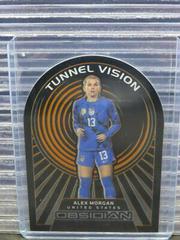 Alex Morgan [Orange] #25 Soccer Cards 2022 Panini Obsidian Tunnel Vision Prices