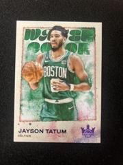 Jayson Tatum [Violet] #7 Basketball Cards 2023 Panini Court Kings Water Color Prices