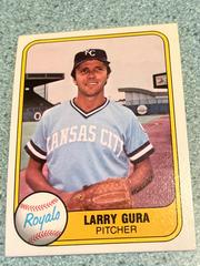 Larry Gura #38 Baseball Cards 1981 Fleer Prices