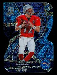 Tom Brady [Neon Blue Die Cut] #114 Football Cards 2022 Panini Spectra Prices