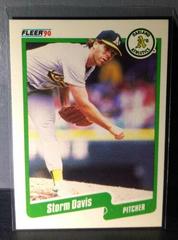 Storm Davis #5 Baseball Cards 1990 Fleer Prices