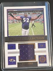 Ray Lewis #EC-1 Football Cards 2022 Panini Encased Encore Collection Prices