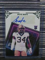 Boye Mafe [Green] Football Cards 2022 Panini Elements Future Signs Autographs Prices