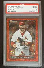 Chris Carpenter [Red Ice] #157 Baseball Cards 2012 Bowman Prices