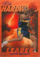 Latrell Sprewell #9 Basketball Cards 1997 Fleer Flair Hardwood Leaders Prices
