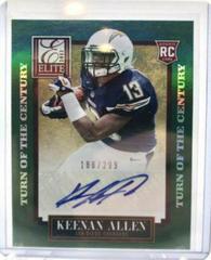 Keenan Allen [Turn of the Century Autograph] #149 Football Cards 2013 Panini Elite Prices