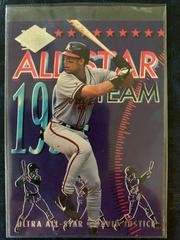 David Justice [All Star Team] Baseball Cards 1994 Fleer All Stars Prices