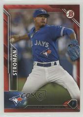 Marcus Stroman [Red] Baseball Cards 2016 Bowman Prices