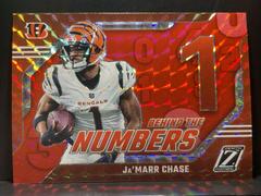 Ja'Marr Chase [Red] #11 Football Cards 2023 Panini Zenith Behind the Numbers Prices