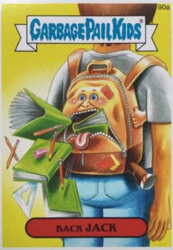 Back JACK [Character Back] #90a 2014 Garbage Pail Kids