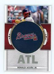 Ronald Acuna Jr. Baseball Cards 2023 Topps Team Logo Patch Prices