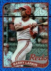 Barry Larkin [Blue] #T89C-10 Baseball Cards 2024 Topps 1989 Chrome Silver Pack Prices