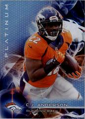C.J. Anderson #21 Football Cards 2015 Topps Platinum Prices