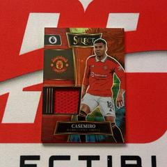 Casemiro [Tie Dye] #SW-C Soccer Cards 2022 Panini Select Premier League Swatches Prices
