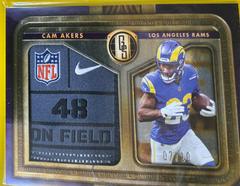 Cam Akers Football Cards 2022 Panini Gold Standard Bullion Brand Tags Prices