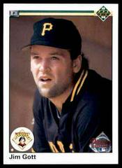 Jim Gott [Photo Err Rick Reed] Baseball Cards 1990 Upper Deck Prices