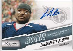 LeGarrette Blount [Draft Picks Rights Autograph] Football Cards 2010 Panini Prestige Prices