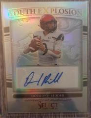 Desmond Ridder Football Cards 2022 Panini Select Draft Picks Youth Explosion Signatures Prices