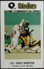 Mike Webster Football Cards 1983 Steelers Police Prices