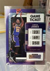 LeBron James [Anniversary] Basketball Cards 2021 Panini Contenders Prices