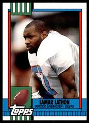 Lamar Lathon Football Cards 1990 Topps Traded Prices