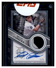 Miguel Cabrera [Platinum] #TRAP-MCA Baseball Cards 2023 Topps Series 1 Reverence Autograph Patch Prices