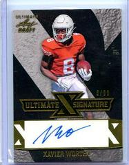 Xavier Worthy Football Cards 2022 Leaf Ultimate Draft X Autographs Prices