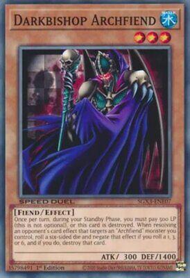 Darkbishop Archfiend SGX3-ENE07 YuGiOh Speed Duel GX: Duelists of Shadows