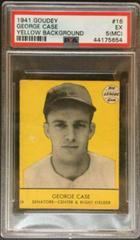 George Case [Yellow Background] #16 Baseball Cards 1941 Goudey Prices
