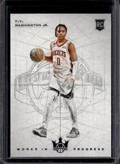 TyTy Washington Jr. [Violet] #21 Basketball Cards 2022 Panini Court Kings Works in Progress Prices