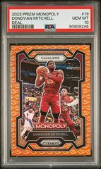 Donovan Mitchell [Deal] #19 Basketball Cards 2023 Panini Prizm Monopoly Prices