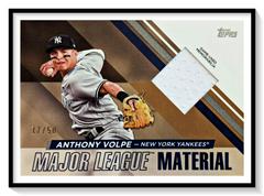 Anthony Volpe [Gold] #MLM-AV Baseball Cards 2024 Topps Major League Material Prices