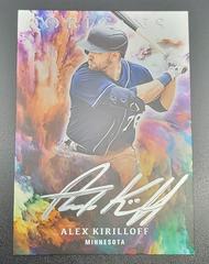 Alex Kirilloff [Silver Ink] Baseball Cards 2021 Panini Chronicles Origins Signatures Prices