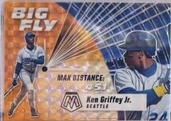 Ken Griffey Jr. [Reactive Orange] Baseball Cards 2021 Panini Mosaic Big Fly Prices