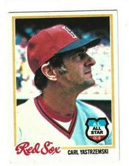 Carl Yastrzemski #40 Baseball Cards 1978 Topps Prices