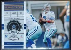 Tony Romo #54 Football Cards 2011 Playoff Contenders Prices