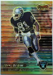 Tim Brown [Atomic Refractor] #5 Football Cards 1999 Bowman's Best Prices