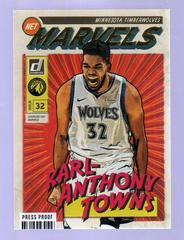 Karl Anthony Towns Basketball Cards 2019 Panini Donruss Net Marvels Prices