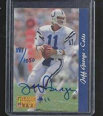 Jeff George Football Cards 1993 Pro Line Live Autographs Prices
