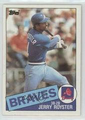 Jerry Royster #776 Baseball Cards 1985 Topps Prices