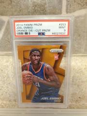 Joel Embiid [Orange Die Cut Prizm] #253 Basketball Cards 2014 Panini Prizm Prices