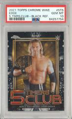 Edge [Black Refractor] #5T-5 Wrestling Cards 2021 Topps Chrome WWE 5 Timers Club Prices