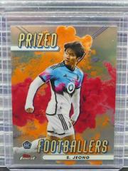 Sang-Bin Jeong [Orange Red] #PFF-15 Soccer Cards 2023 Finest MLS Prized Footballers Fusion Prices