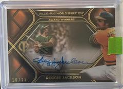 Reggie Jackson [Orange] #TA-RJ Baseball Cards 2022 Topps Tribute Autographs Prices