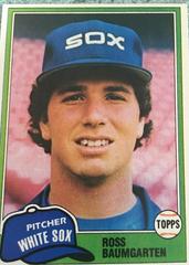 Ross Baumgarten #398 Baseball Cards 1981 Topps Prices