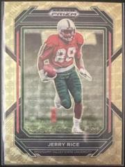 Jerry Rice [Gold Vinyl] #51 Football Cards 2023 Panini Prizm Draft Picks Prices